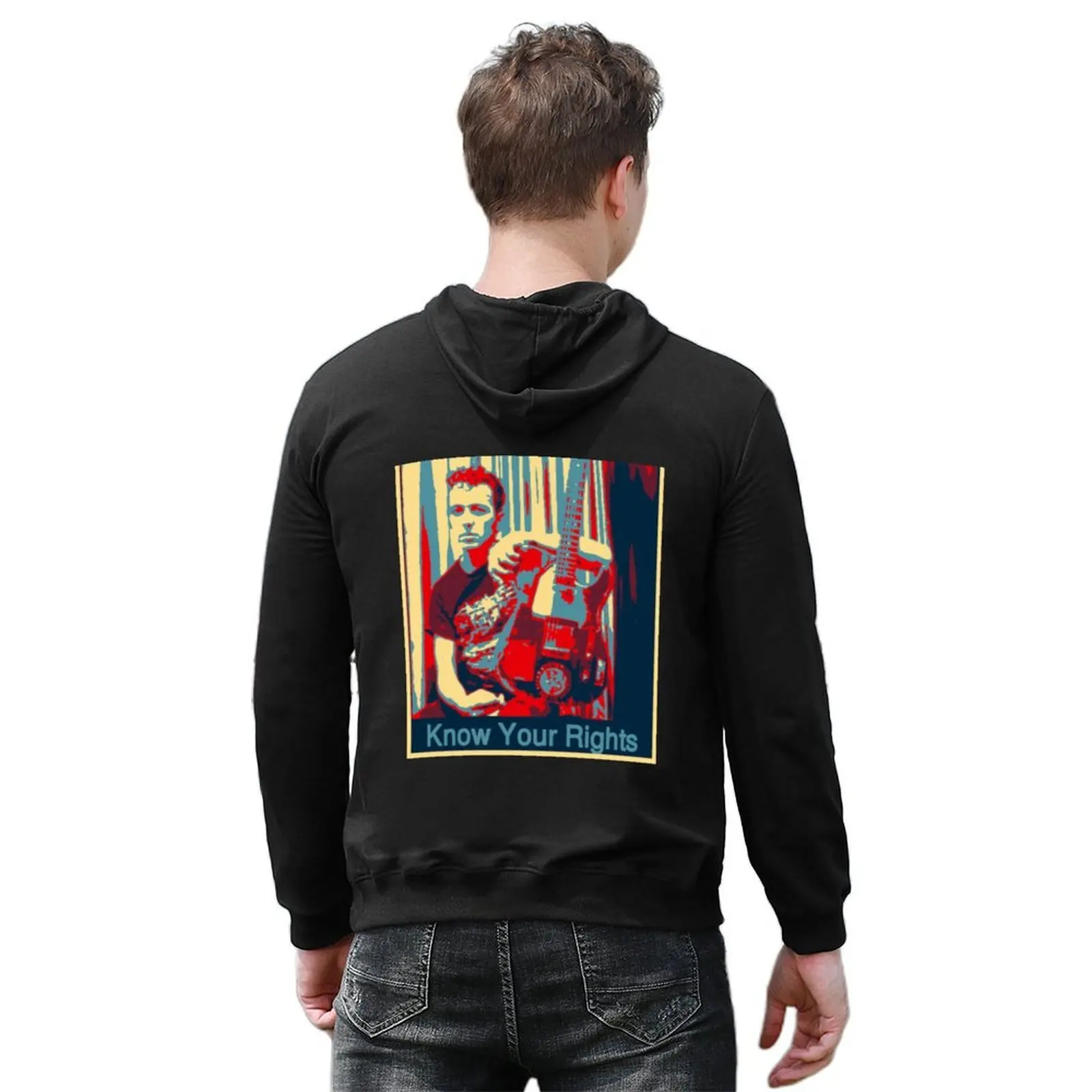 جو سترومر تعرف حقوقك هوديي ملابس على الطراز الكوري سترة الخريف الرجال معطف الرجال الملابس الرجالية هوديي رجل #6