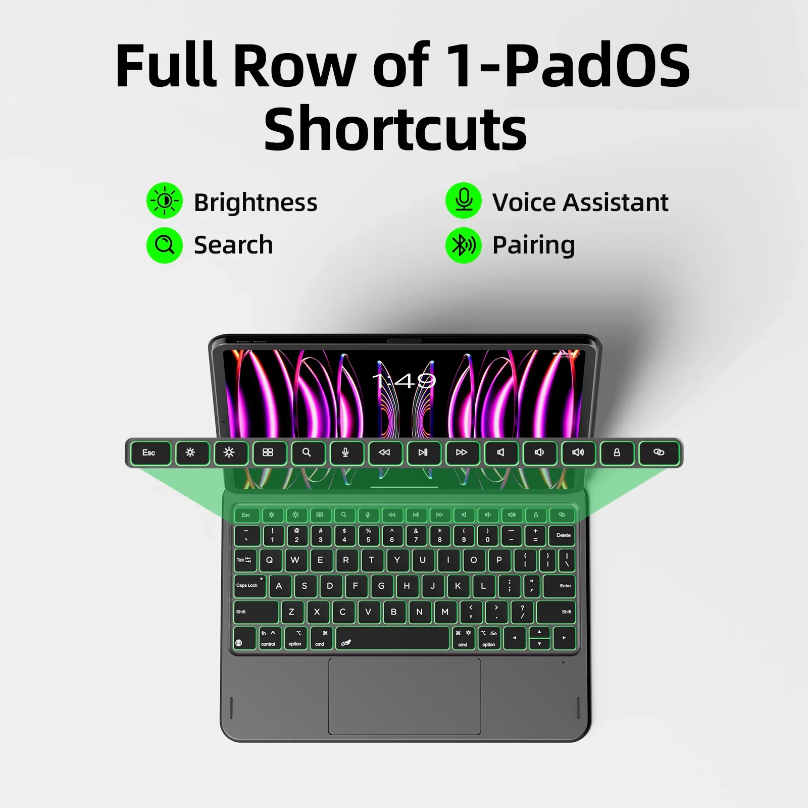 GOOJODOQ Bluetooth Keyboard for iPad Pro Air 11 13