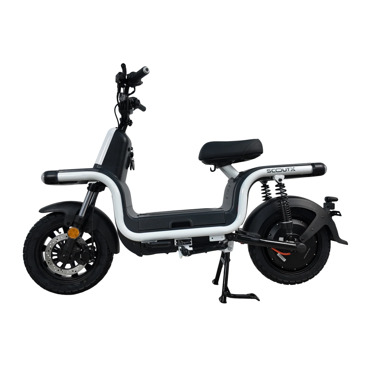 Reliable 1500W EEC Certified Electric Delivery Motorcycle Touring Motorcycles with Front and Rear Delivery Boxes 250kg Max Load