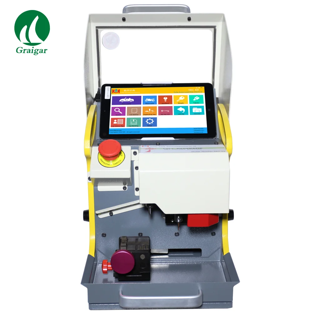 SEC-E9 Automatic Key Cutting Machine for Wide Range of Key Types,with Functions of Wi-Fi Internet Connection