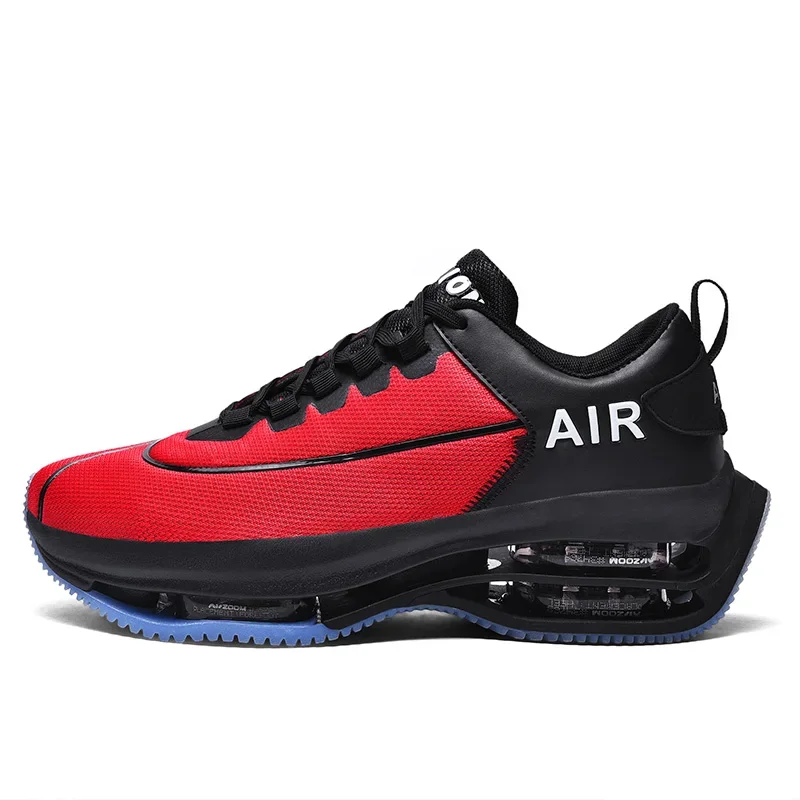 2024 Air Cushion Running Shoes High Quality Lightweight Sneakers Men Outdoor Breathable Gym Shoes Man Comfortable Lace Up Shoes