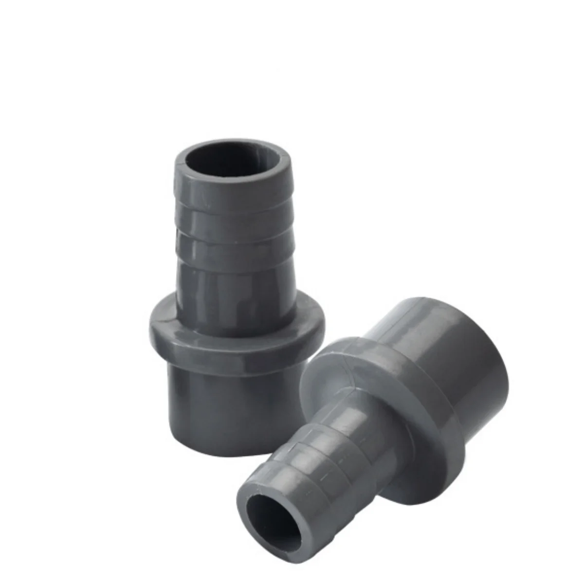 Grey PVC Water Pipe Fittings OD20/25 To 8/10/12/14/16/18/20mm Reducing Joint Garden Irrigation Aquarium Drainage System Coupling