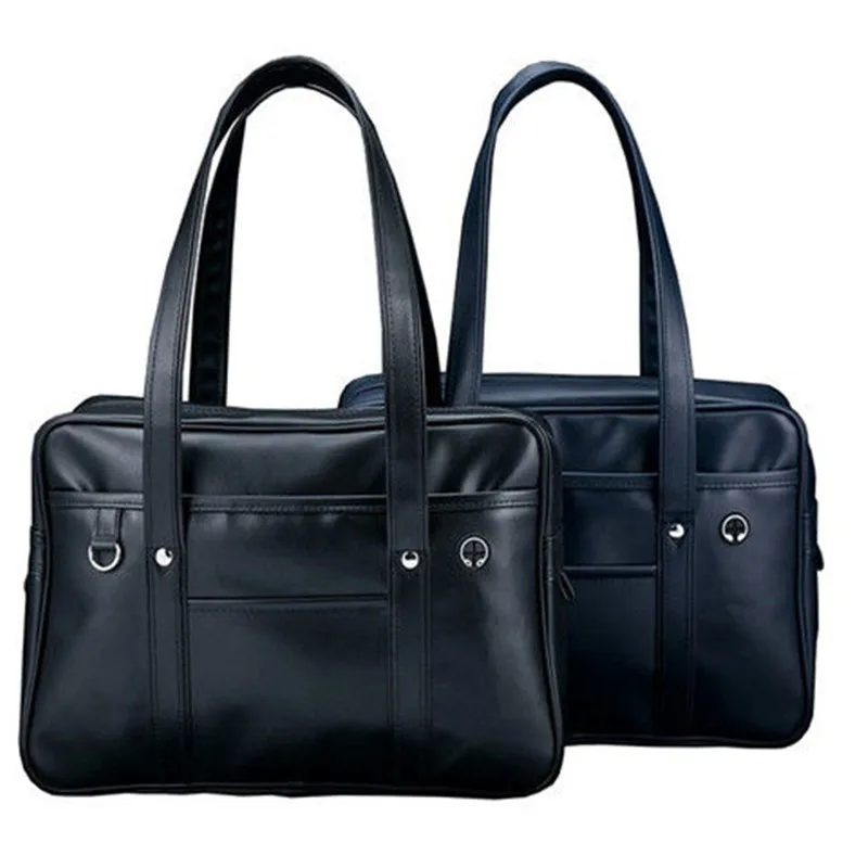 

Pu Uniform Bag Jk Large Hand-held Schoolbag Single-shoulder Backpack And Briefcase For Japanese High School Students Male