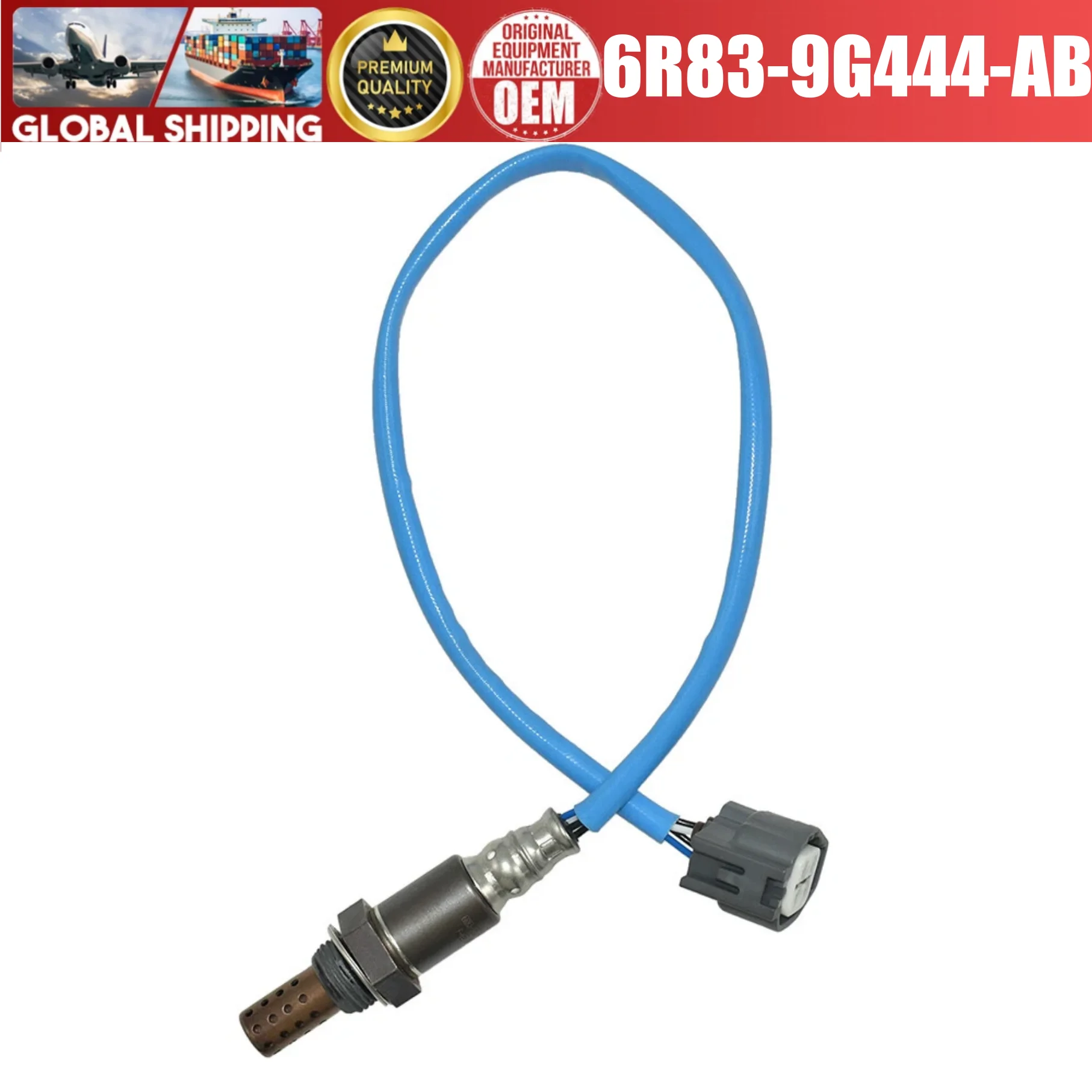 1 sensor de oxígeno trasero 6R83-9G444-AB para JAGUAR S-TYPE (X200) 2.5/3.0/40./4.2, JAGUAR XF (X250) 3.0/4.2, JAGUAR XK 8