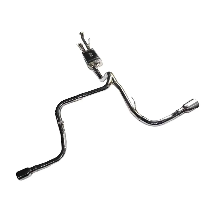 Active Sound Stainless Steel 304 Silver/Blue Catback Downpipe Header Cende 1 Year Warranty Exhaust System Racing Tuning Kit Top