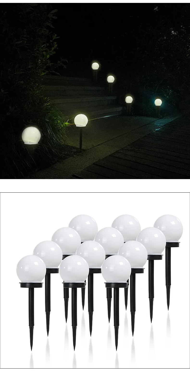 Chinese minimalist spherical bubble shaped lawn waterproof lighting LED courtyard light garden roadside villa lawn outdoor light