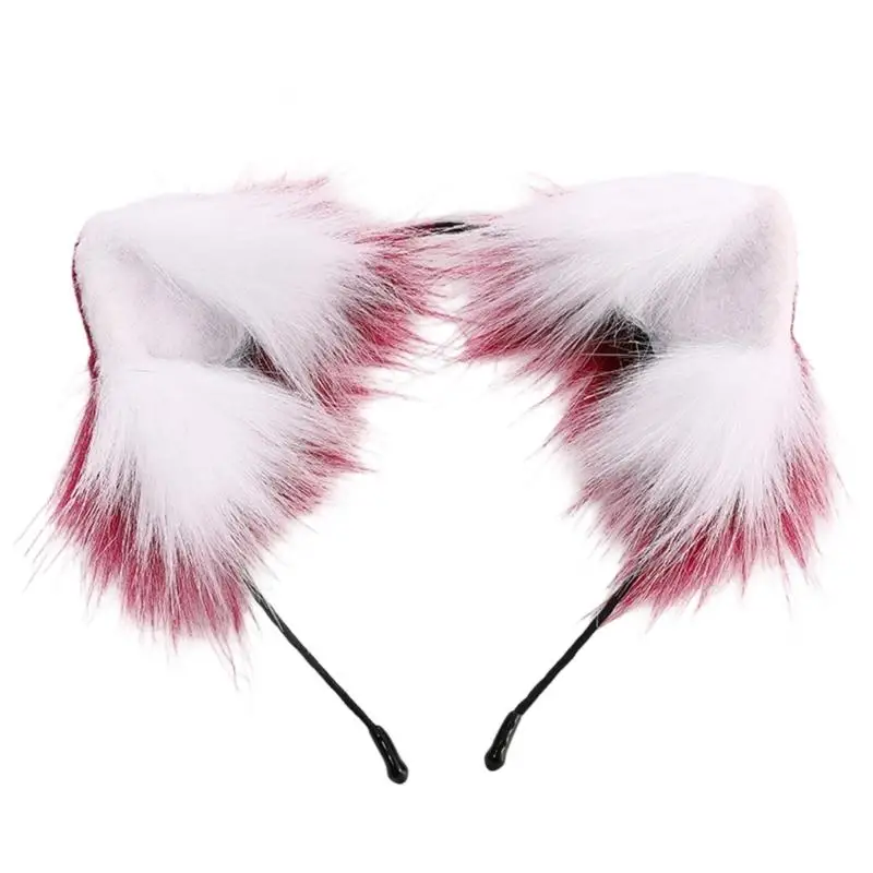 A52E Themed Ear Headband Plush Costume Hair Accessory for Stage Looks Cosplay Photo Booth Use and Party Wear