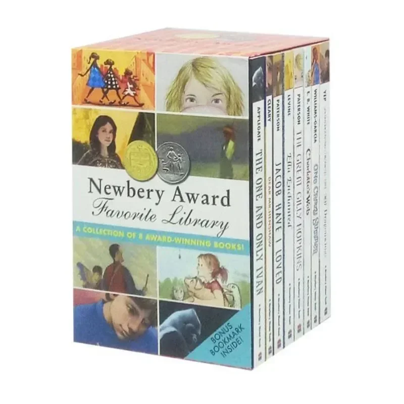8 Newbery Award books for Most popular Library English reading for children learning