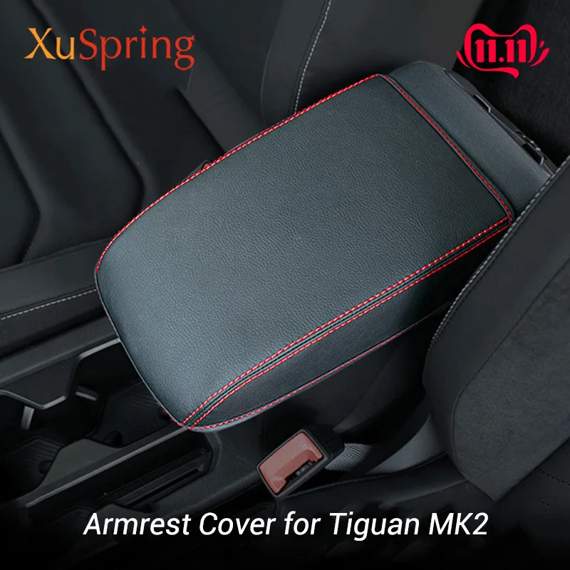 

Car Armrest Console Pad For VW Tiguan mk1 mk2 2016-2022 Cover Cushion Support Box Top Mat Liner Styling Accessories