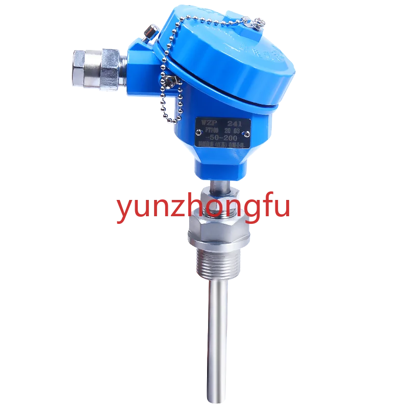 

Thermal Resistance Wear-resistant Thermocouple Temperature Transmitter Pt100 Temperature Sensor, Thread M27 * 2MM