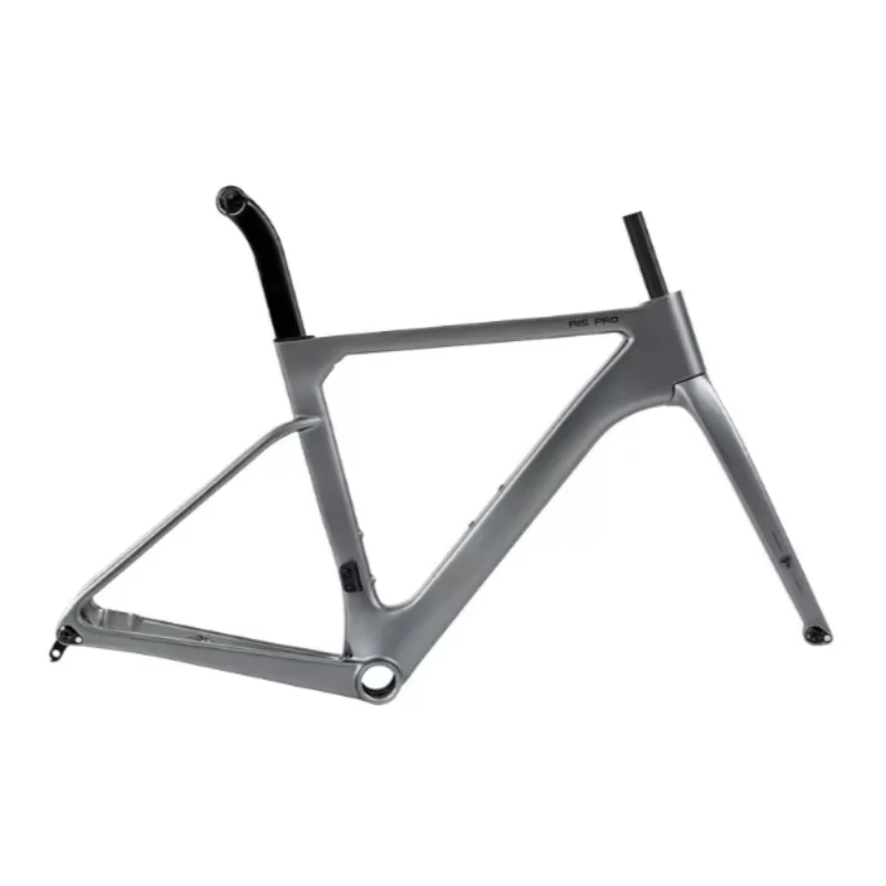 

R15 700C Carbon Fiber Bicycle Frame Lightweight Front Fork Seat Post Disc Brake Wind Breaking Fixed Gear Road Bike Parts