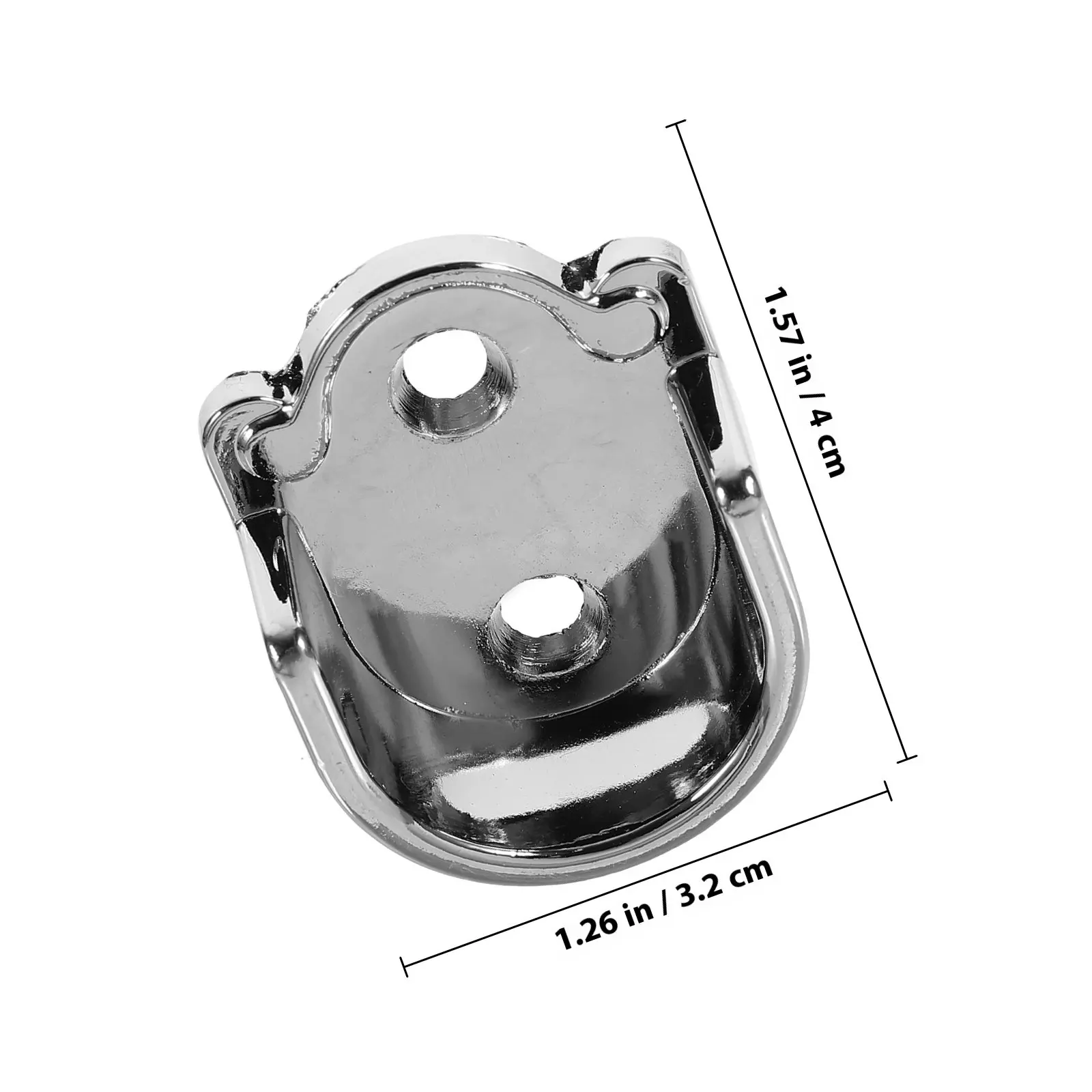 2Pcs Stainless Steel Flange Rod Bracket Closet Pole Support Heavy Duty Suitable for Clothes Towel Shower Curtain Holder