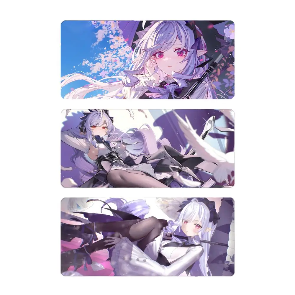 Cute Beautiful Game Zenless Zone Zero Vivian Mouse Pad Large Gaming Mousepad with Stitched Edges Thickened Desk Mat PC