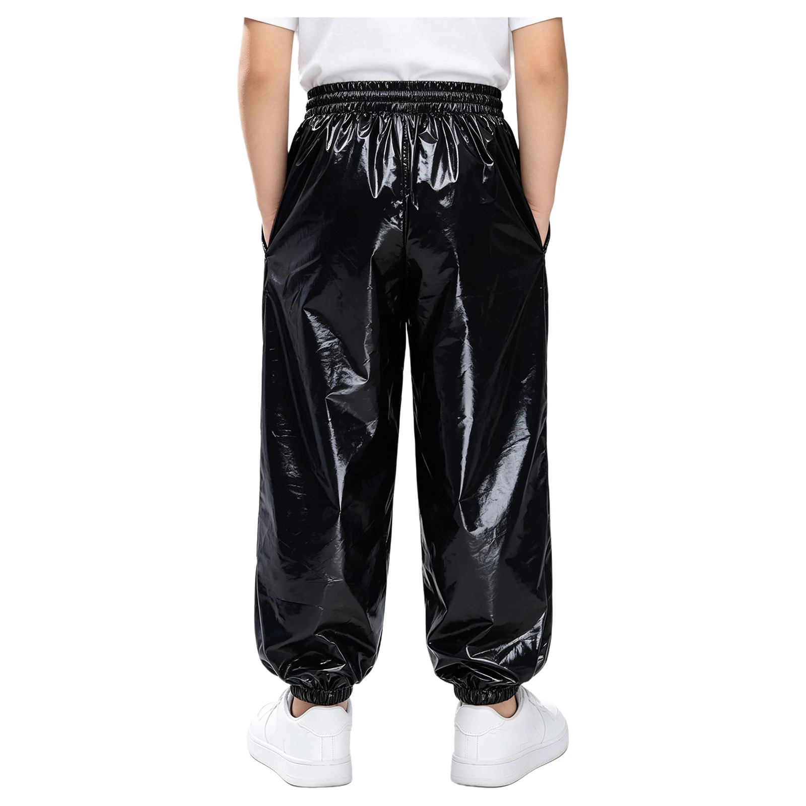 Kids Boys Outdoor Beach Cycling Waterproof Jogger Pants Drawstring Elastic Waistband with Pockets Quick Dry for Summer Vacation