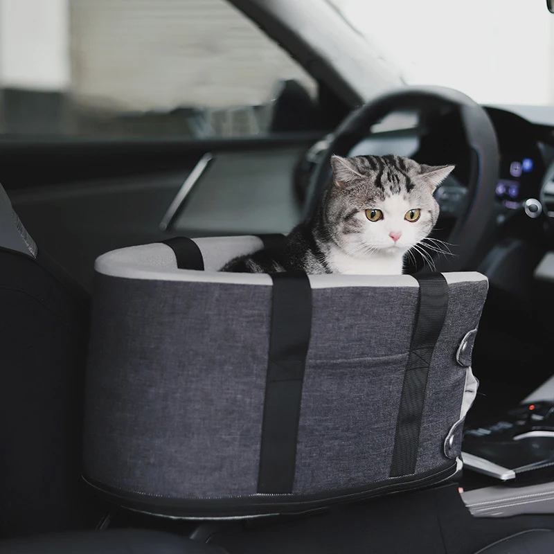 

Dog Car Seat Bed Car Central Portable Car Seat Portable Dog Carrier for Small Dogs Cats Safety Travel Bag Dog Accessories
