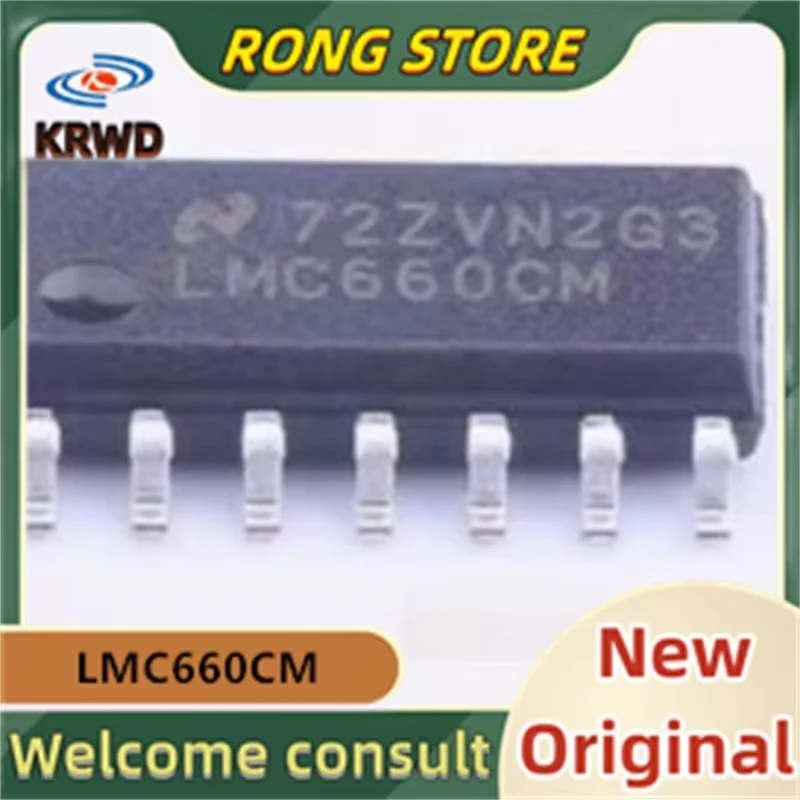 

(10PCS) LMC660CM LMC660CMX/NOPB LMC660 SOP14 New and Original Chip IC