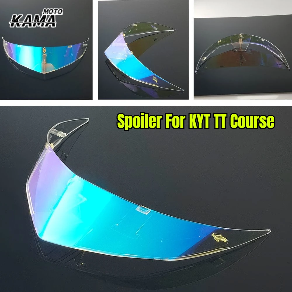 Helmet Accessories Spoiler for KYT TT Course Helmet Decoration Rear Spoiler Motorcycle Helmet Replacement Parts