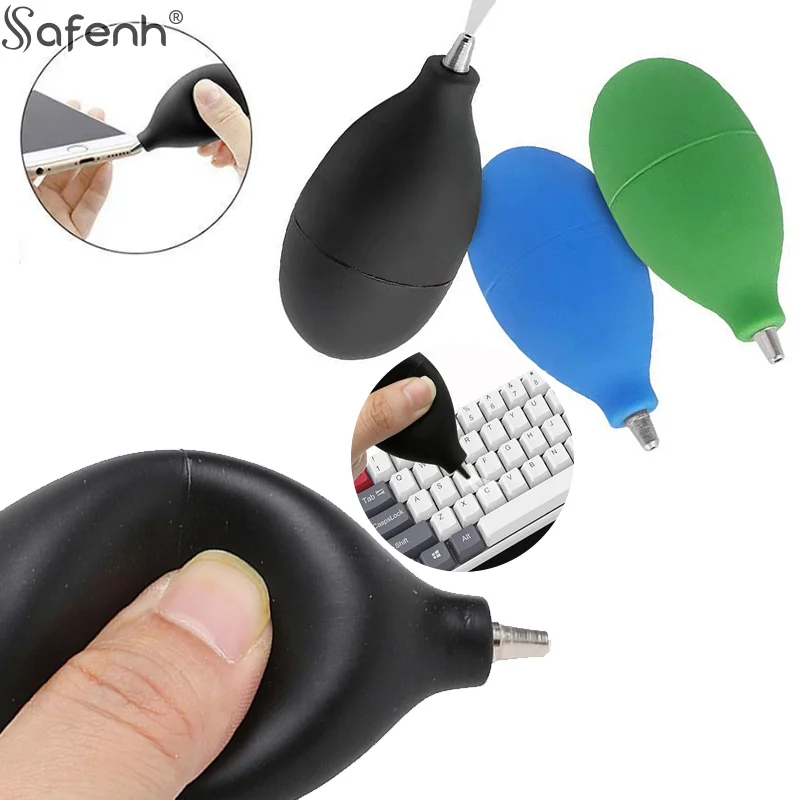 1 قطعة أداة إزالة تنظيف الغبار المطاطية مضخة صغيرة الأنظف تهب الهواء لعدسة الكاميرا الهاتف المحمول لوحة المفاتيح ساعة الدوائر اللوحية