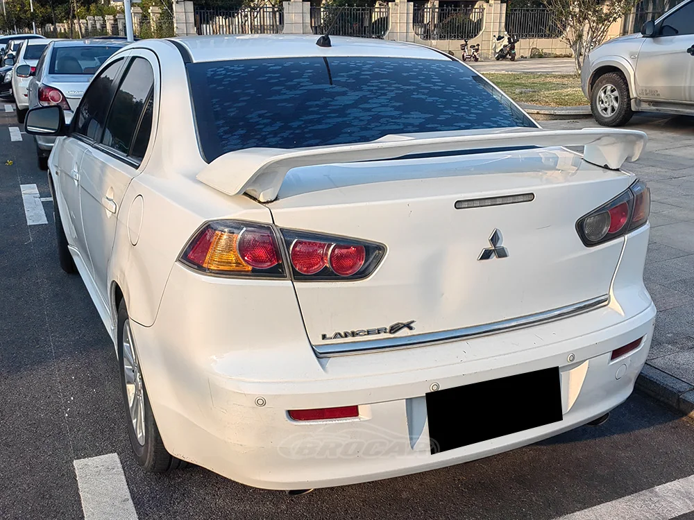 For Mitsubishi Lancer EX EVO Spoiler 2009 - 2019 ABS Material car rear wing glossy black rear spoiler trunk boot wing spoiler