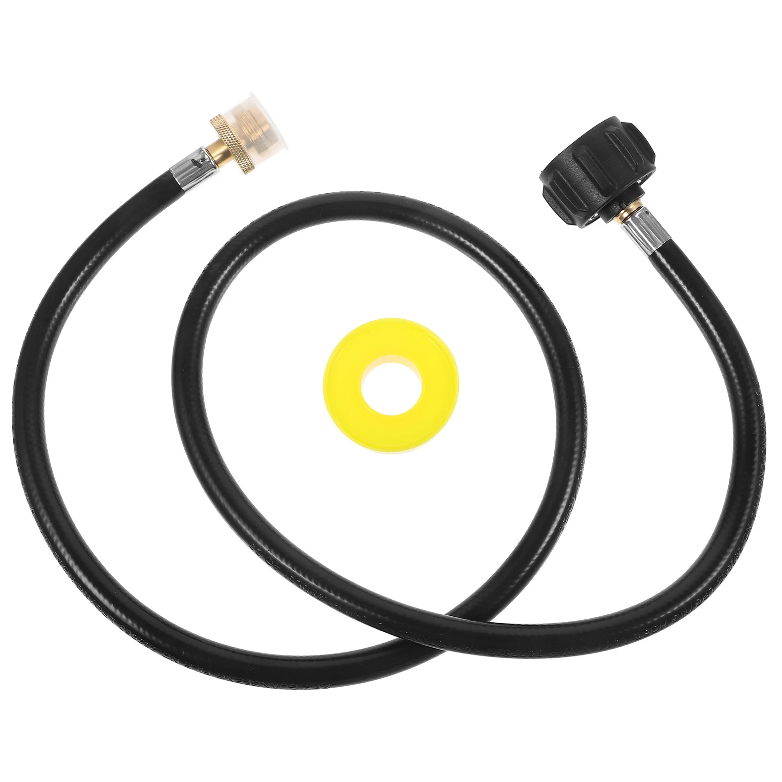 

1Set Propane Hose Adapter Heavy Duty Pe Material Leak-Proof High Pressure Connector for Camping Outdoor Picnic Grill Rv Use