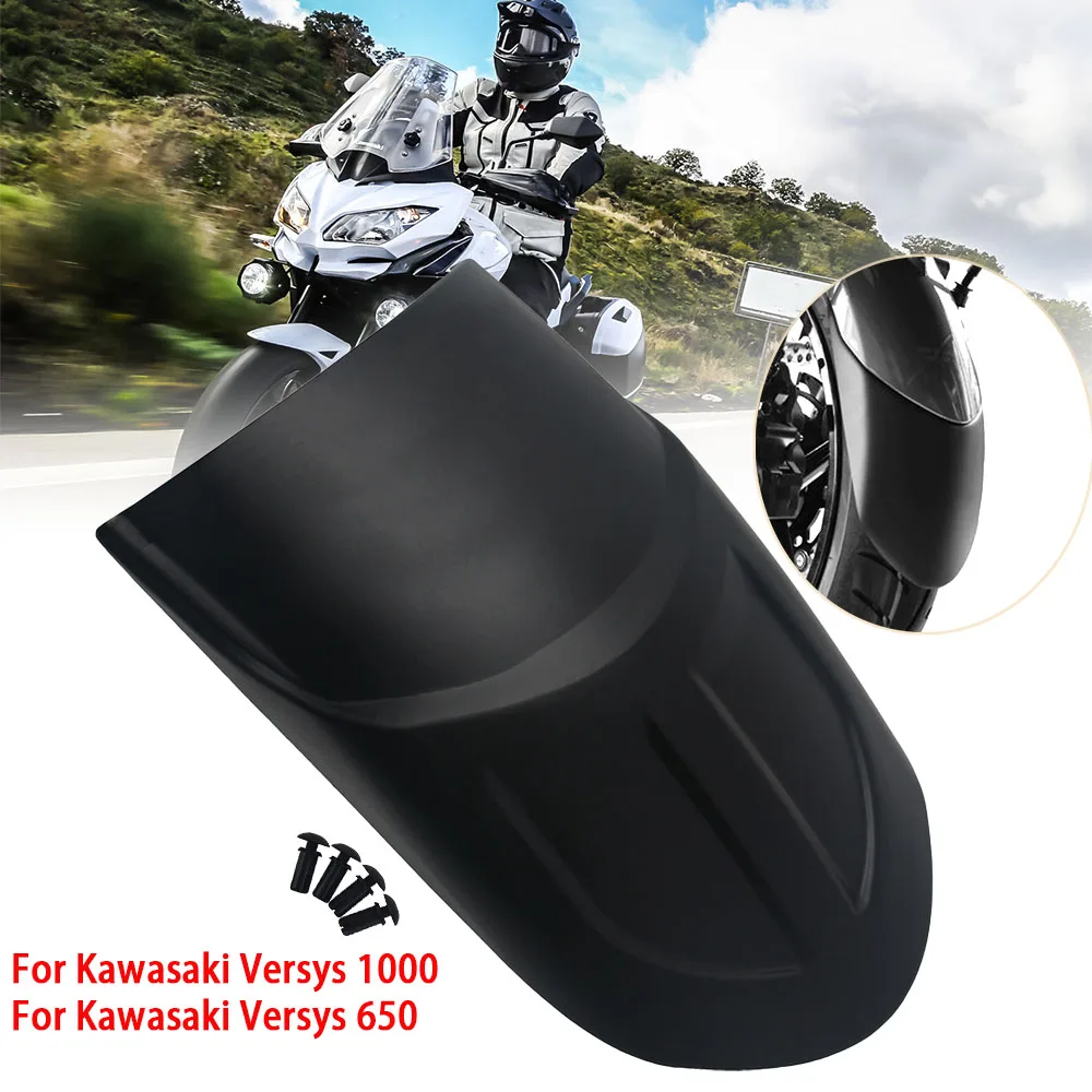 For Kawasaki Versys 1000 650 Versys650 Versys1000 2010 - Motorcycle Accessories Front Fender Mudguard Extender Extension