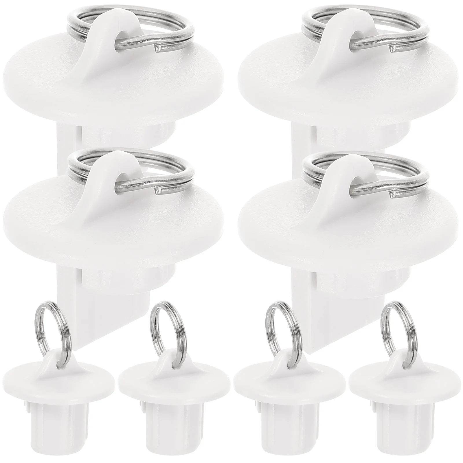 8 قطعة بنجي الحبل الأسود البلاستيك نهاية قبعات الأسطوانة حتى الستائر استبدال أجزاء في الهواء الطلق الستار يندبروف سدادة بنجي نهاية قبعات #6