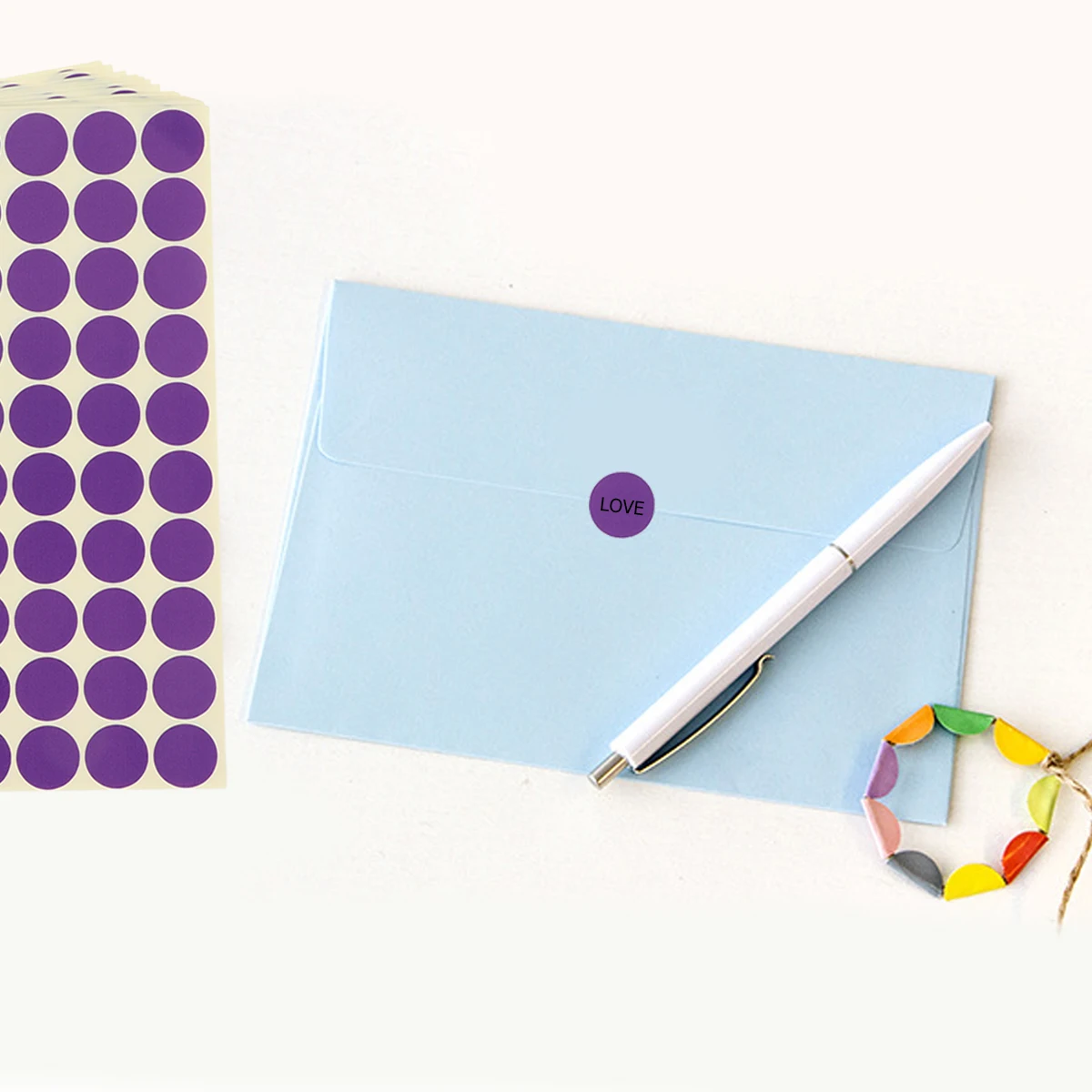 

30 Sheets Color Dot Stickers Circle Removable for Labeling Adhesive Labels Coding Dots Colorful Color-coding