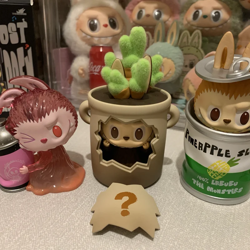 Caja ciega de la serie casi oculta de The Monsters Labubu, figura de acción de Anime, figura coleccionable, regalo y juguete sorpresa de escritorio