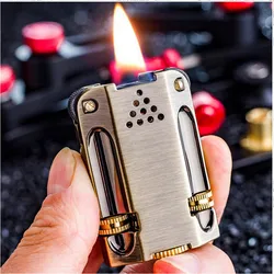 ZORRO creative double grinding wheel kerosene lighter torch old-fashioned retro windproof lighter men's small gift