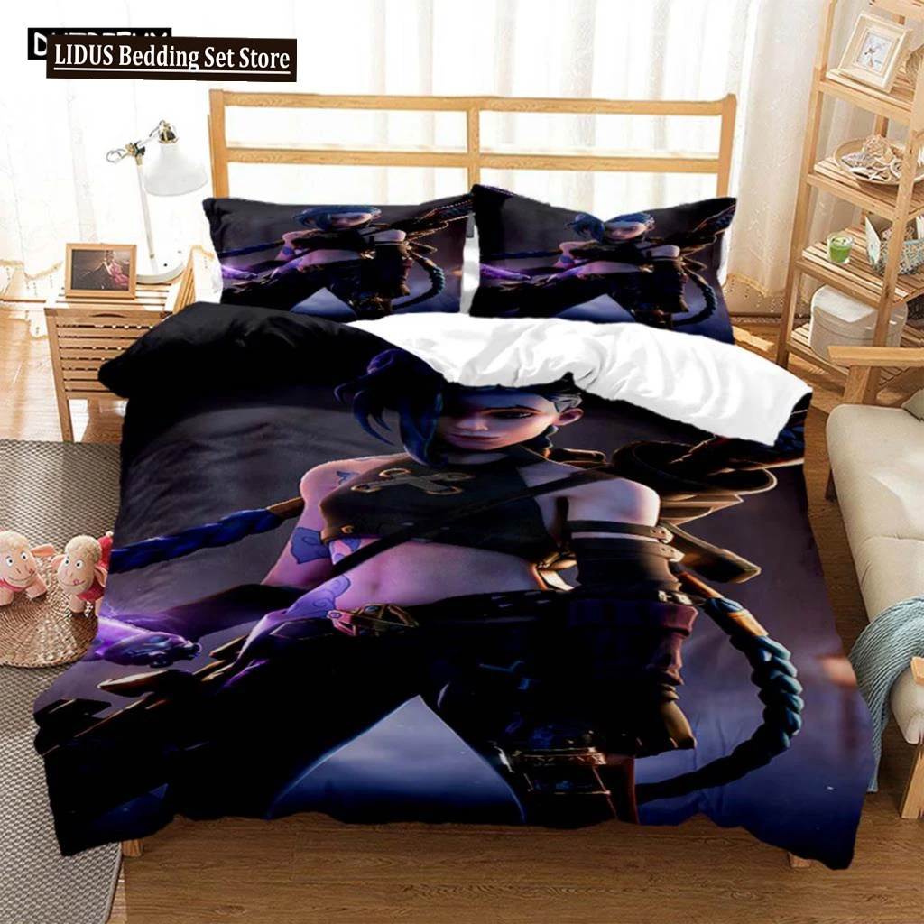 

Cartoon Anime Bedding Customizable Three Piece Set Of Student Bedding Comfortable And Soft Comforter Bedding Sets