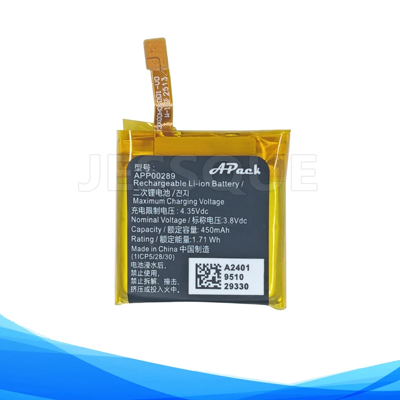 Original Replaces 3.8V 450mAh APP00289 Battery For SUUNTO 7 OW185 Smart Watch Apack