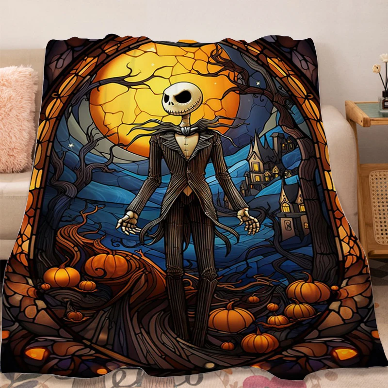 

Warm Winter Blanket A-Nightmare Before Christmass Fluffy Soft Blankets Microfiber Bedding Blanket Bed Fleece Camping Nap Blanket