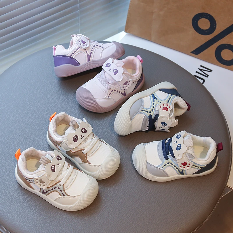

Walking Shoes Children's Sneakers 0-6 Years Old Cartoon Boys Girls Casual Shoes Four Seasons Soft Non-slip Kids Single Shoes