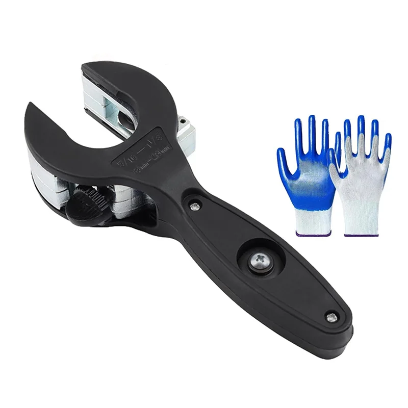

ALIM-Ratcheting Tubing Cutter, 2 In 1 Close Quarters Tube Compact Cutter, Ratcheting PVC Cutter, Tubing Cutter 1/4In To 7/8In