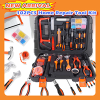 Home Repair Tool Kit - 102 Piece General Home/Auto Repair Tool Set, General Mechanic Tool Set, General Household Tool Kit
