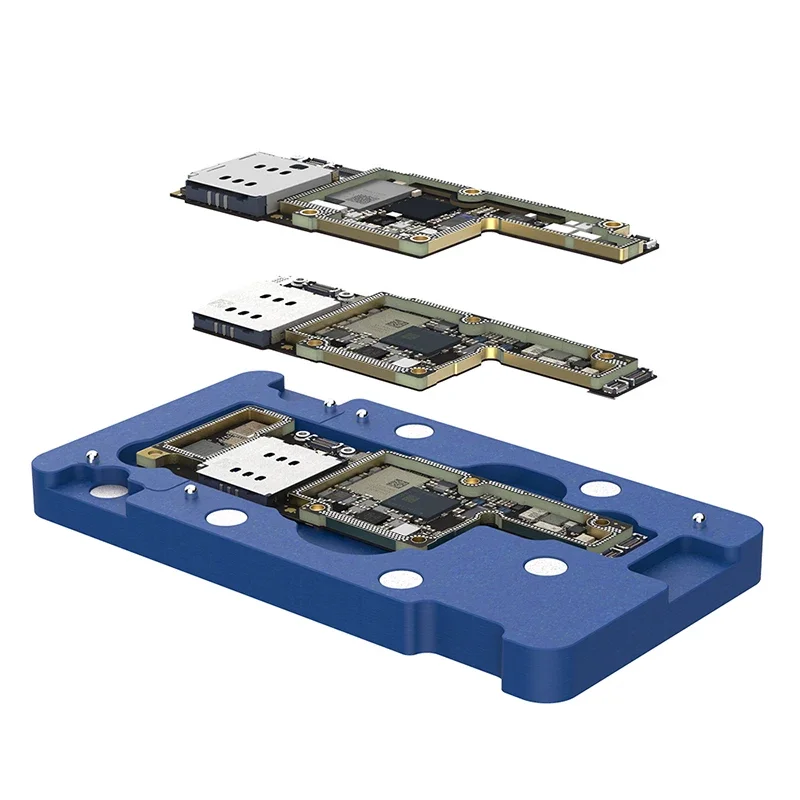 Imagem -04 - Qianli Bga Reballing Stencil Kit Camada Média Board Plant Plataforma de Lata Ferramentas de Reparo Iphone 11 12 13 14 Pro Mini x xr xs Max