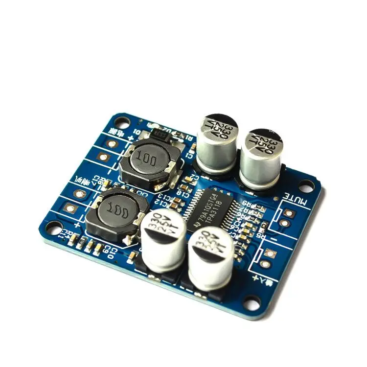 1PCS TPA3118 PBTL mono digital amplifier board 1X60W 12V 24V POWER AMP for arduino