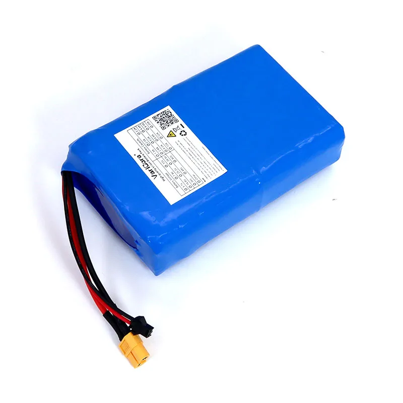 36V 12Ah E-bike Lithium Battery Pack 18650 High rate 20A BMS for Balancing scooter lawn mower Aircraft carrier SM plug