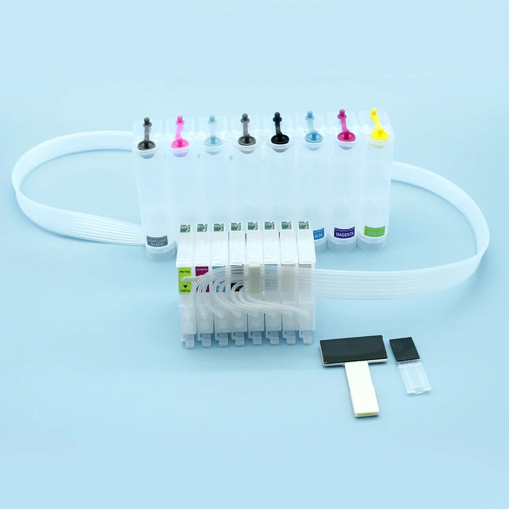 8-цветные картриджи с чипом ARC T0591 — T0599 СНПЧ Ink Sysytem для Epson Stylus Photo R2400 с чип-принтером ARC