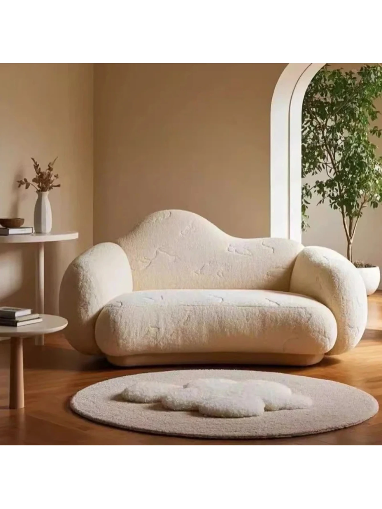 Room Decorations Cream White Living Room Sofas Cloud Cheap Hallway Accent Aesthetic Living Room Sofas Decoration Koltuk Takımı