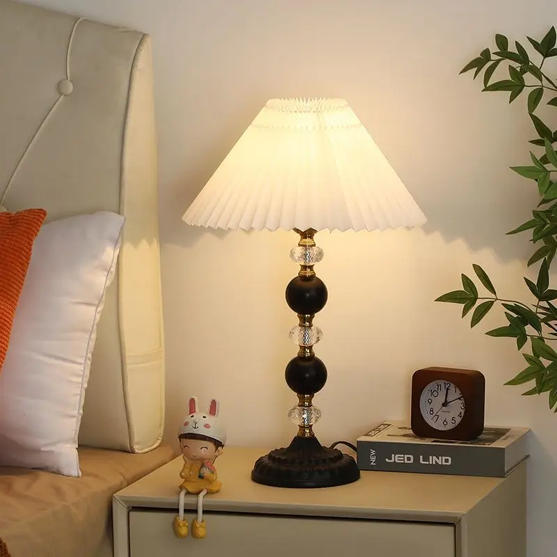 

Минималистское домашнее освещение, изголовье кровати, теплое украшение для гостиной, отель, проживание в семье, исследование, вилка в настольной лампе