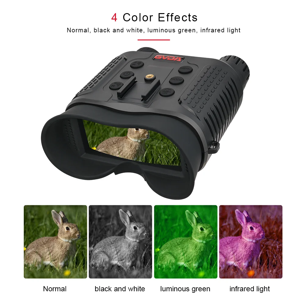 GVDA Infrared Night Vision Binoculars Goggles Device Hunting Camping Telescope 8x Digital Zoom Head Mounted Night Vision Scope