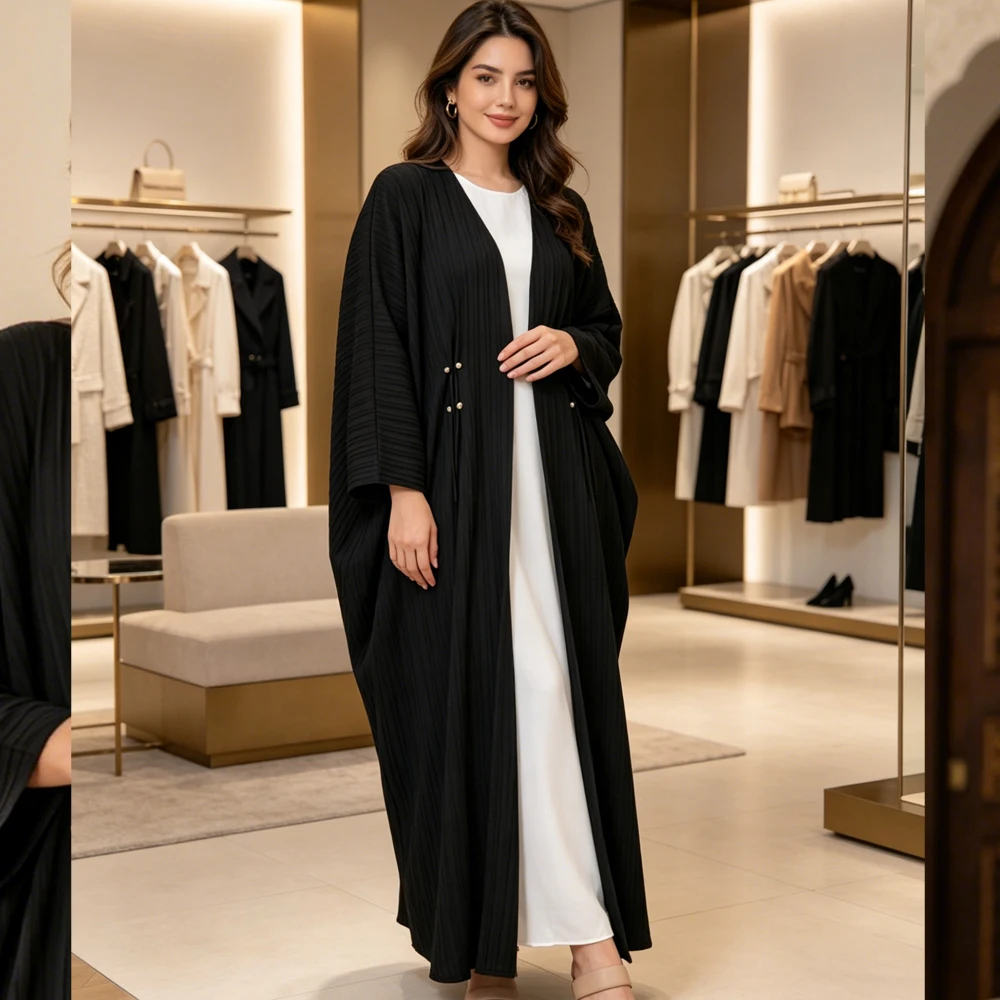

Eid Abayas Women Muslim Modest Dress Ramadan Islam Clothing Kimono Cardigan Dubai Kaftan Kebaya Turkey Robe Jalabiya Vestidos