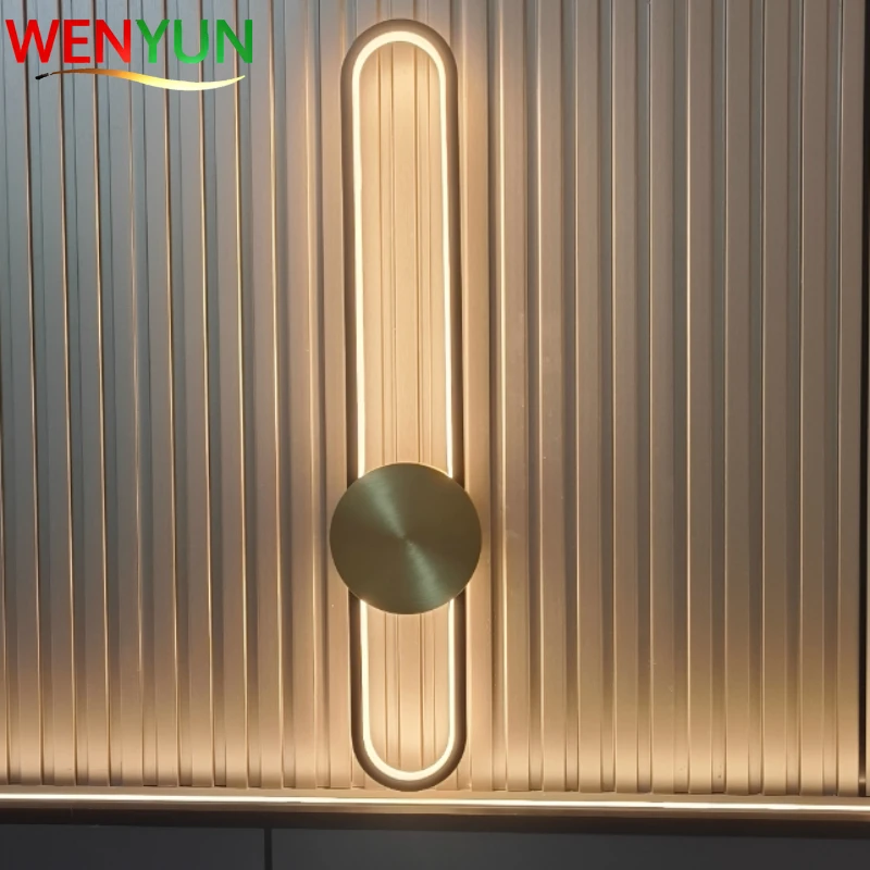 

Настенный светильник в скандинавском стиле, минималистичный современный светодиодный светильник для спальни, гостиной, прикроватного коридора, столовой, фойе, стены