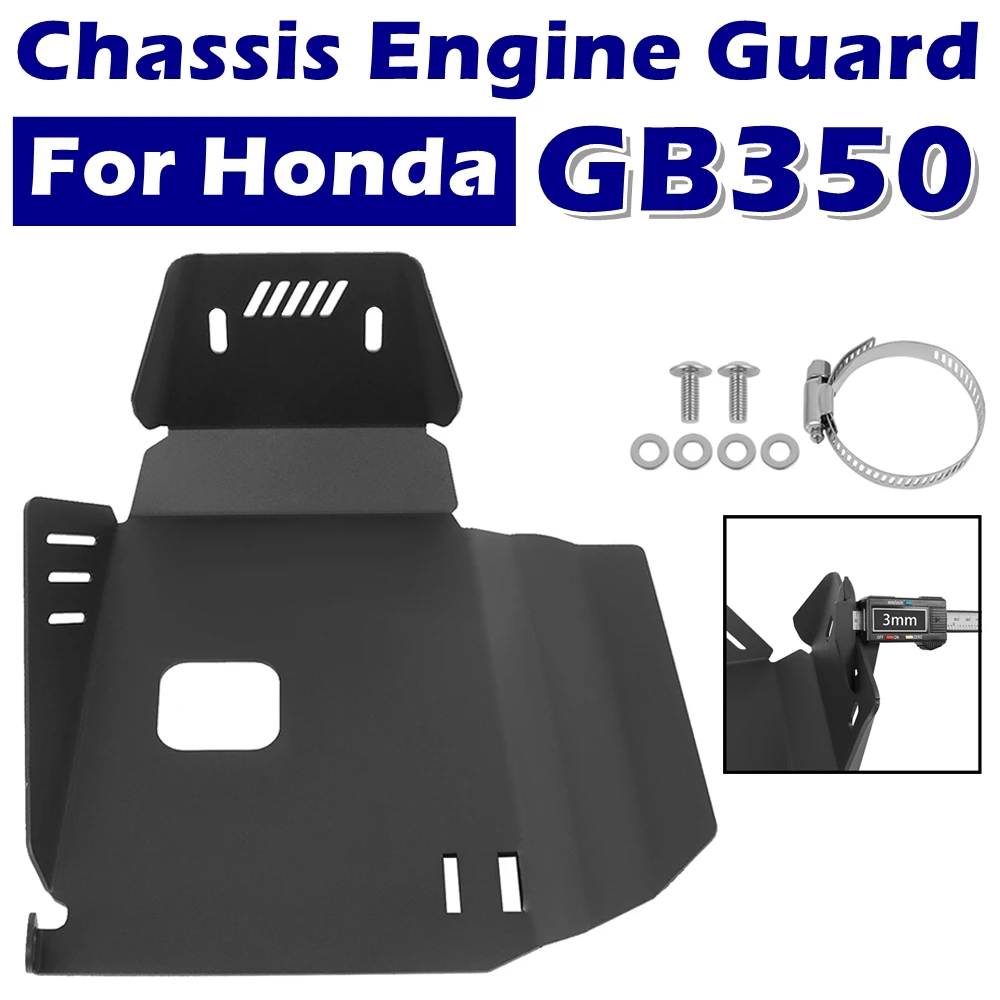 

Motorcycle Chassis Engine Guard For Honda GB350 GB350S CB 350 RS 2024 Skid Plate Lower Frame Cover Protector HONDA GB 350 Hness