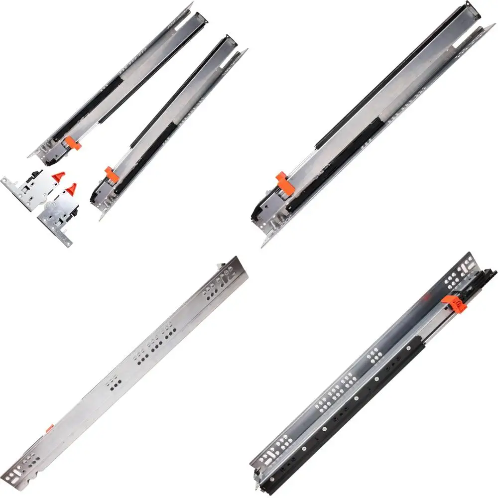 

Undermount Soft Close Kitchen Drawer Slides 533mm for 3/4 Material, 120lb Capacity, Full Extension, Long-Lasting Quality