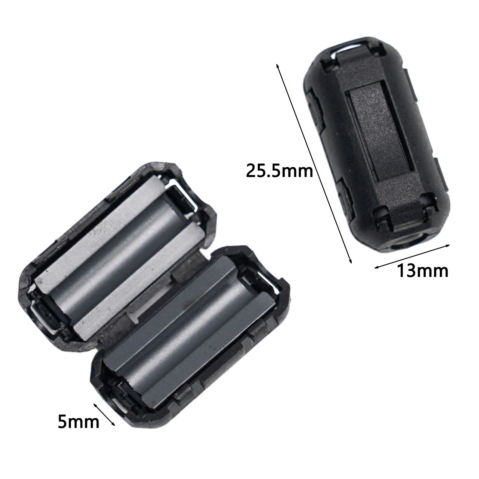 كابل حلقة كابح الضوضاء TDK-ferritte Core ، مشبك على السلك ، RFI ، EMI ، كابل مكبر الصوت ، لوحة الطاقة الشمسية ، USB ، غطاء كابل الصوت ، 5