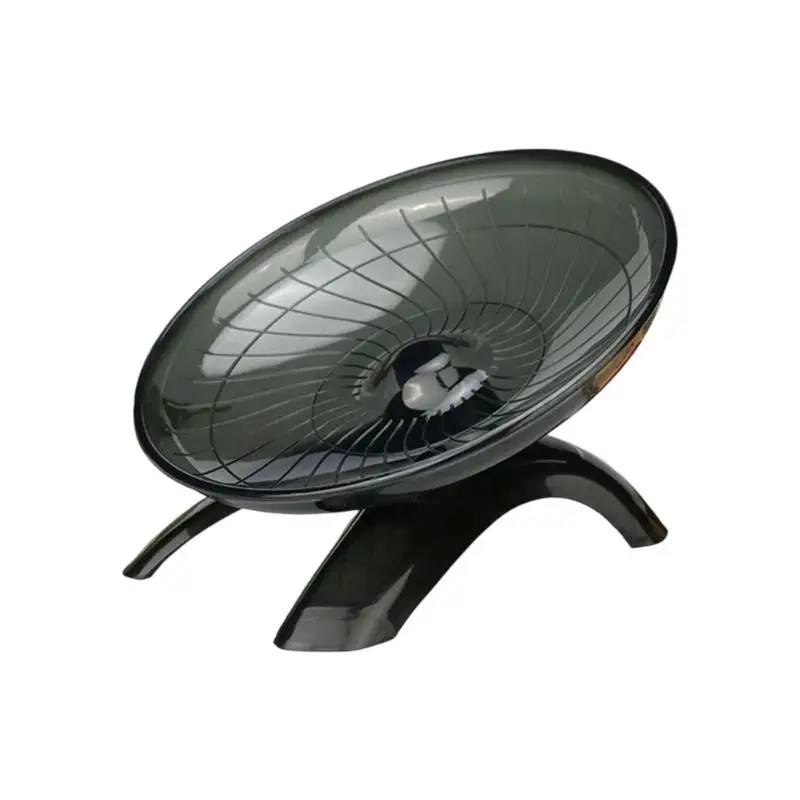 652F Strong Dish Hamster Wheel Easy to Clean Plastic Small Pet Exercise Spinner Quiet Running Activity Disk