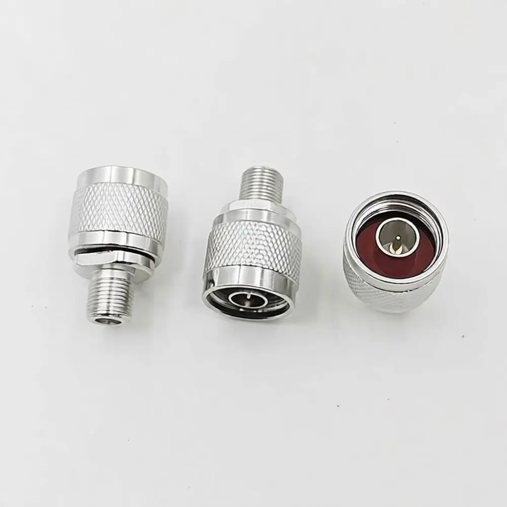 Coaxial Antenna Adapter N Male To F Female RF Connector Copper Core Signal Converter For Communication Systems