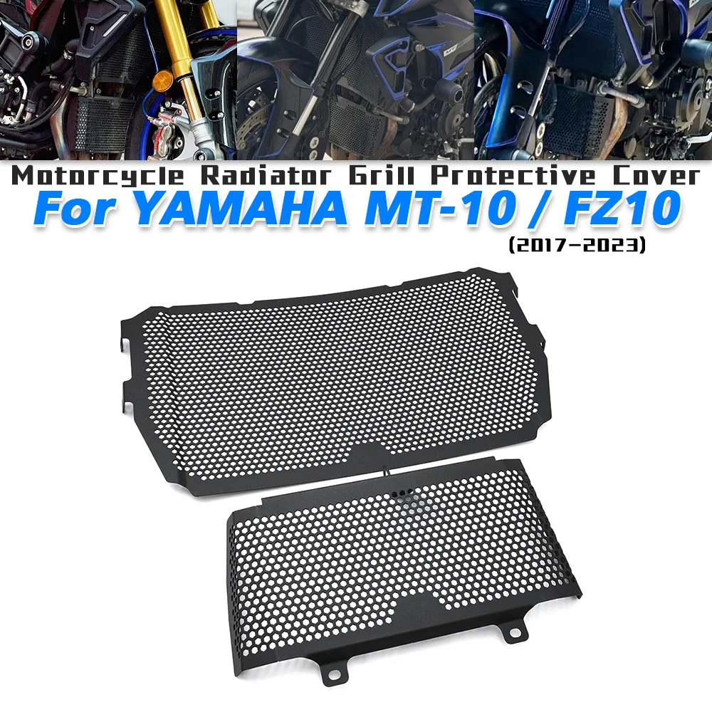 

For Yamaha MT10 FZ-10 2017-2023 Motorcycle Radiator Grill Guard Cover Fit on Yamaha FZ10 MT10 2020 2021 2022 2023 Radiator Cover